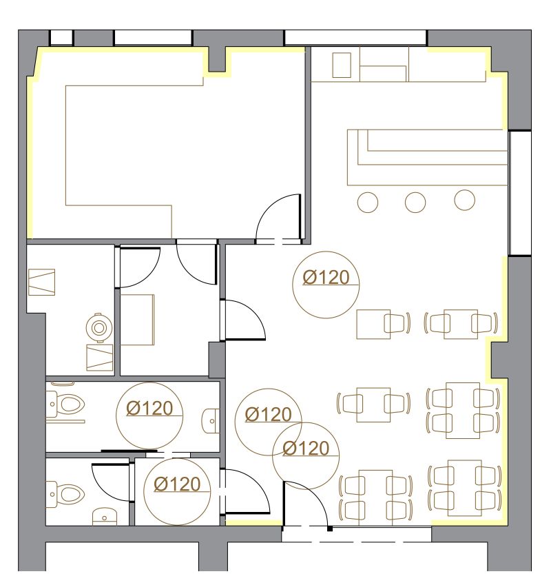 Plano de local comercial 